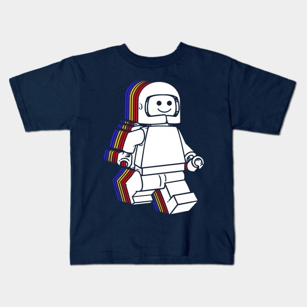 SPACE MAN Kids T-Shirt by blairjcampbell